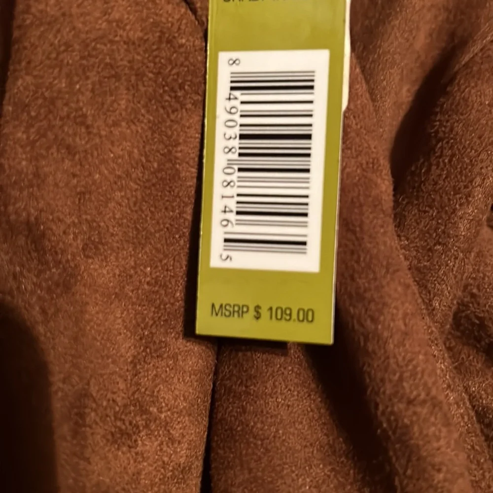 Gianni Bini Faux Suede Jacket / Cardigan